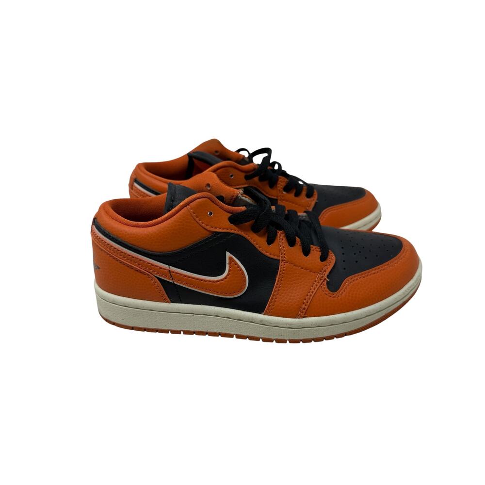 Nike Air Jordan 1 Low SE Sport Spice Black Orange Sneakers Women’s 7 - Picture 6 of 12